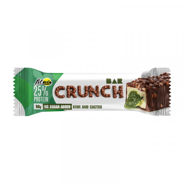 FitWin Crunch Bar No Sugar Added (термін до 12.02.2026) (50 g, kiwi and cactus)