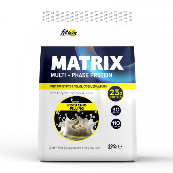 FitWin Matrix Multi-Phase Protein (900 g, pistachio filling)