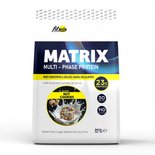 FitWin Matrix Multi-Phase Protein (900 g, nut cookies)