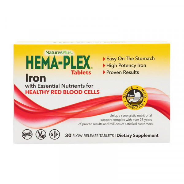 Hema-Plex Iron (30 tab) Natures Plus