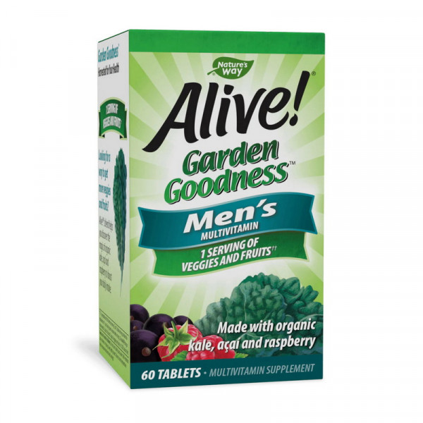 Alive! Garden Goodness Men's Ultra Multivitamin (60 tab) Nature's Way