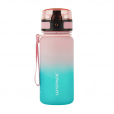 Uzspace Frosted Gradient Waterbottle 3034 (350 ml, pink/blue)