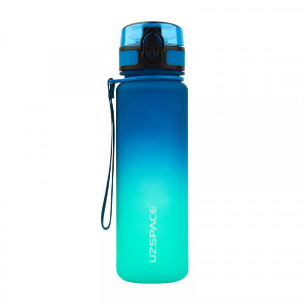 Uzspace Frosted Gradient Waterbottle 3026 (500 ml, blue/green) UZSPACE