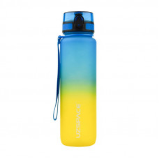 Uzspace Frosted Gradient Waterbottle 3038 (1 L, blue/yellow)