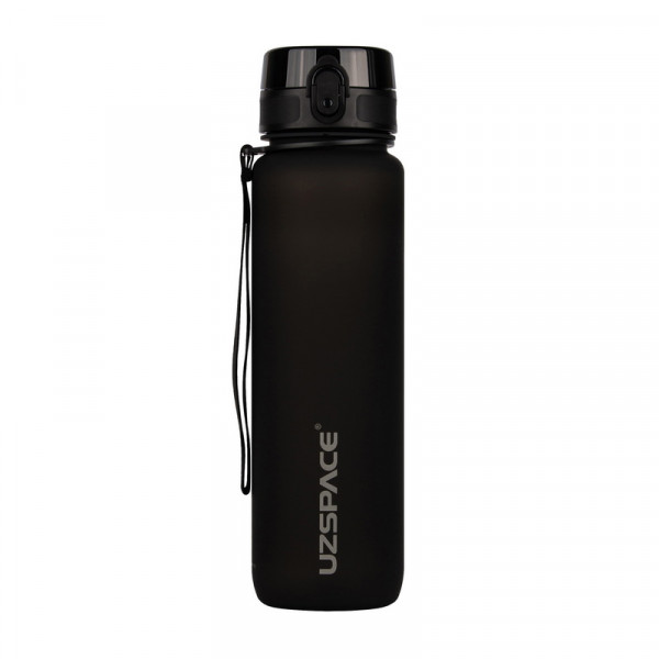 Uzspace Tamish Frosted Waterbottle 3038 (1 L, black) UZSPACE