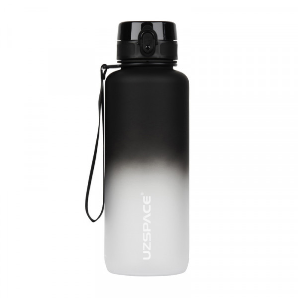 Uzspace Frosted Gradient Waterbottle 3056 (1,5 L, black/white) UZSPACE