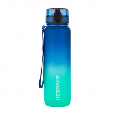 Uzspace Frosted Gradient Waterbottle 3038 (1 L, blue/green)