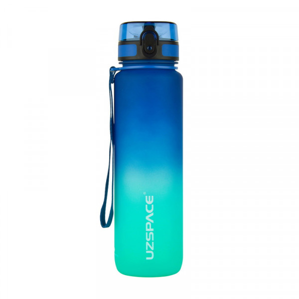 Uzspace Frosted Gradient Waterbottle 3038 (1 L, blue/green) UZSPACE