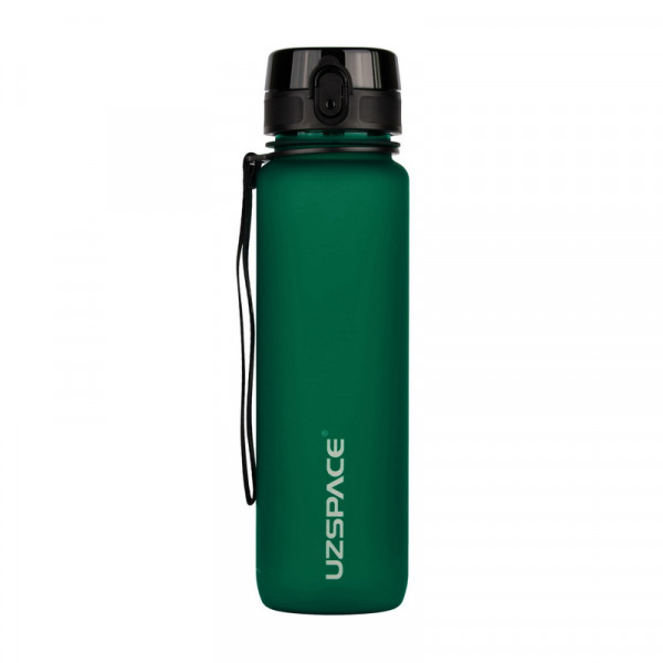 Uzspace Tamish Frosted Waterbottle 3038 (1 L, dark/green) UZSPACE