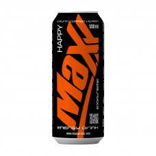 Maxx Maxx Happy Energy Drink (вм'ятини на банці) (250 ml, melon & gooseberry)