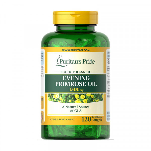 Evening Primrose Oil 1300 mg (60 sgels) Puritan's Pride