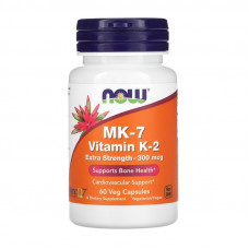 NOW MK-7 Vitamin K-2 300 mcg (60 veg caps)
