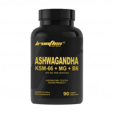 IronFlex Ashwagandha KSM-66+MG+B6 200 mg (90 veg caps)