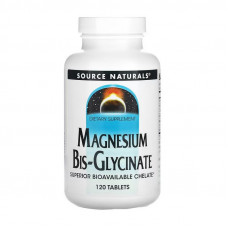 Source Naturals Magnesium Bisglycinate Powder (120 tab)