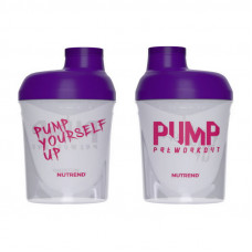 Nutrend Shaker Pump Your Self Up (300 ml, transparent/purple)