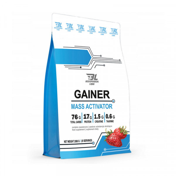 Bodyperson Labs Gainer Mass Activator (2 kg, strawberry)