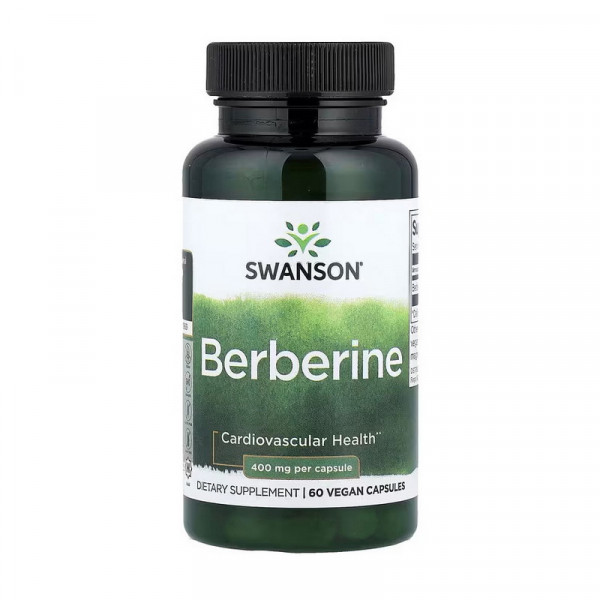 Swanson Berberine 400 mg (60 veg caps)