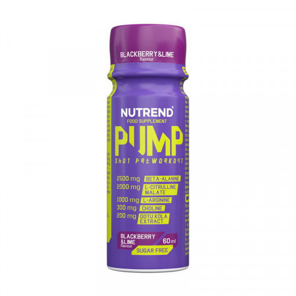 Nutrend Pump Shot (60 ml, blackberry & lime)