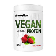 IronFlex Vegan Pea Protein (500 g, strawberry)