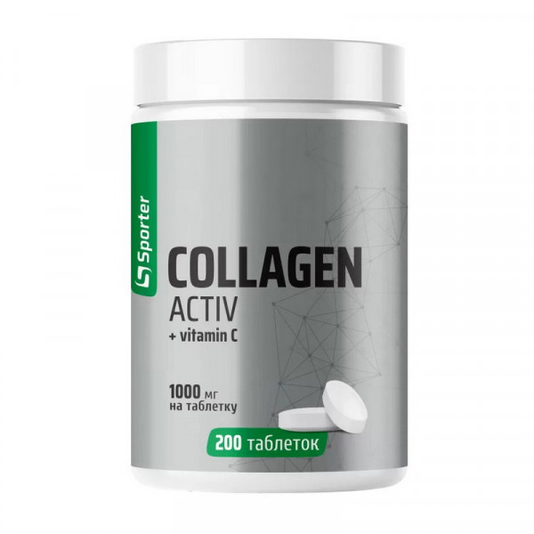 Sporter Collagen Active + Vitamin C (200 tab)