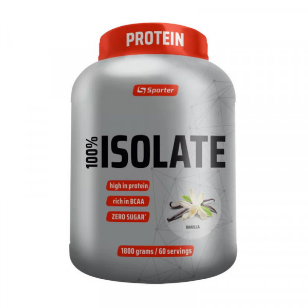 Sporter 100% Isolate (1,8 kg, vanilla)