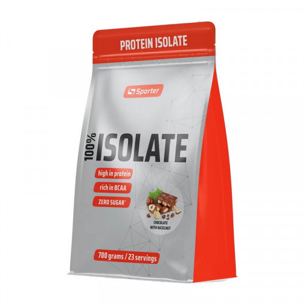 Sporter 100% Isolate (700 g, chocolate with hazelnut)