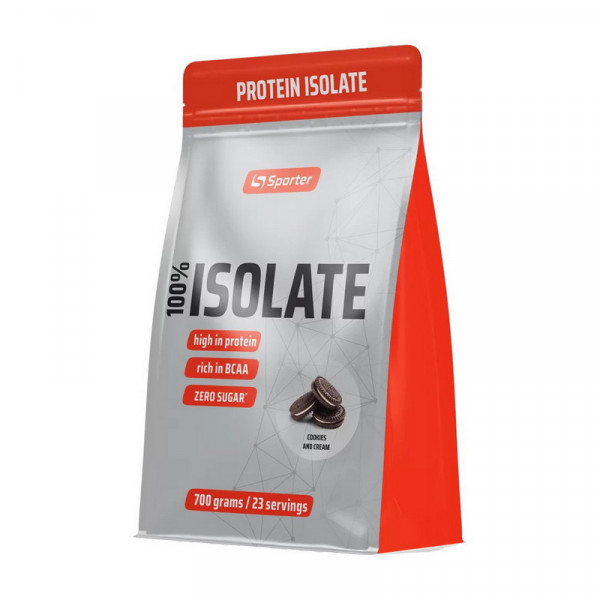 Sporter 100% Isolate (700 g, cookies and cream)