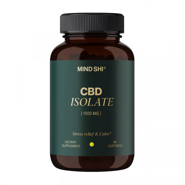 Mind Shi CBD Isolate 1500 mg (60 sgels)