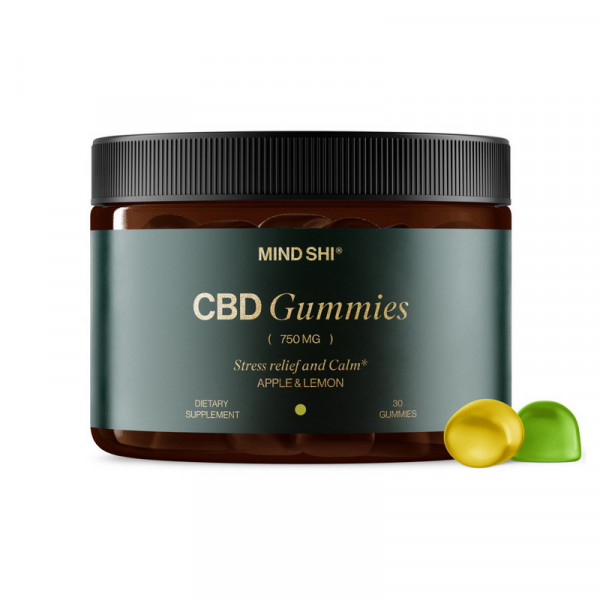 Mind Shi CBD Gummies 750 mg (30 gummies, cherry & banana)