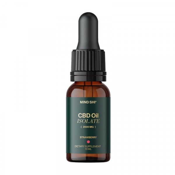 Mind Shi CBD Oil Isolate 2000 mg (10 ml, strawberry)