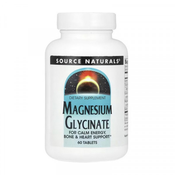 Source Naturals Magnesium Glycinate (60 tab)
