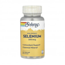 Solaray Selenium 200 mcg High Potency (100 veg caps)