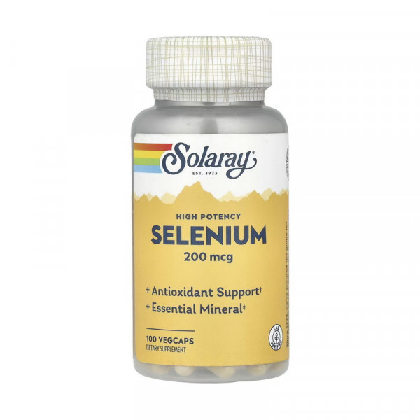 Solaray Selenium 200 mcg High Potency (100 veg caps)