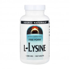 Source Naturals L-Lysine 1000 mg (100 tabs)