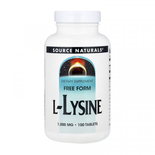 Source Naturals L-Lysine 1000 mg (100 tabs)