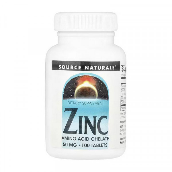 Source Naturals Zinc 50 mg (100 tabs)