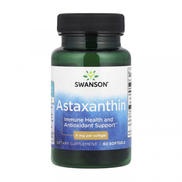 Swanson Astaxanthin 4 mg (60 sgels)