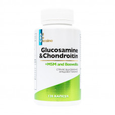 ABU Glucosamine & Chondroitin + MSM and Boswellia (120 caps)
