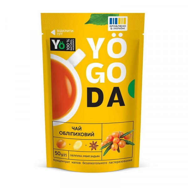 Yogoda Yogoda Tea (50 g, обліпиха, імбир, бадьян)