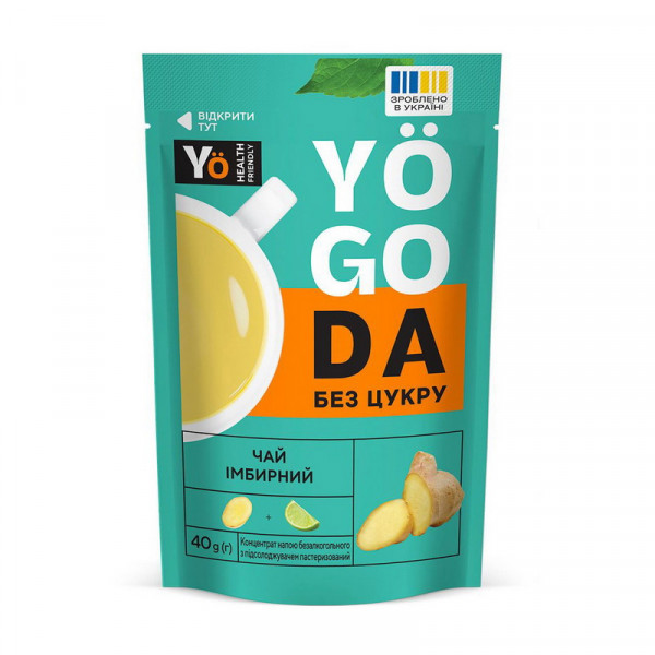 Yogoda Yogoda Tea Sugar Free (40 g, імбирний)