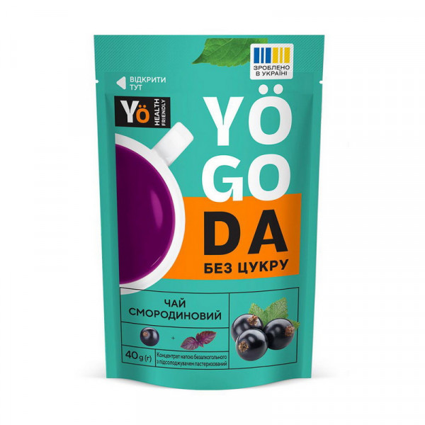 Yogoda Yogoda Tea Sugar Free (40 g, смородина)