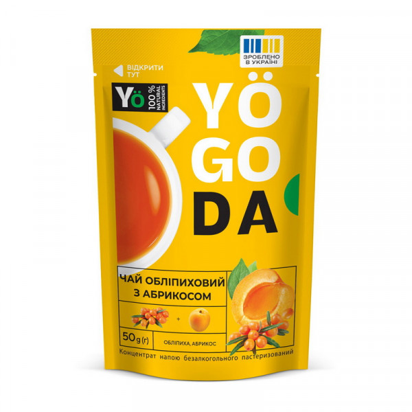 Yogoda Yogoda Tea (50 g, обліпиха, абрикос)