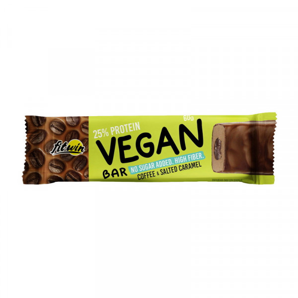 FitWin 25% Vegan Bar (60 g, coffee & salted caramel)