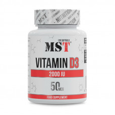 MST Vitamin D3 2000 IU (50 mcg) (120 softgels)