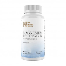 My Nutri Week Magnesium with Vitamin B6 399 mg (150 caps)