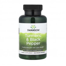 Swanson Turmeric & Black Pepper (90 veg caps)