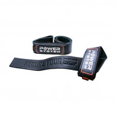 Power System Lifting Leather Straps 3320 Black