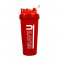Brave U Shaker With Metal Ball (600 ml, red)