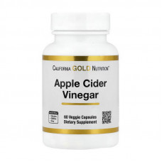 California Gold Nutrition Apple Cider Vinegar (60 veg caps)