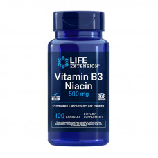 Life Extension Vitamin B3 Niacin 500 mg (100 caps)